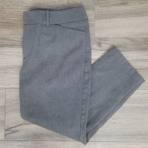 A New Day Slim Mid Rise Stretch Ankle Pant Heather Gray Women's 12